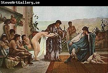unknow artist Arab or Arabic people and life. Orientalism oil paintings  247
